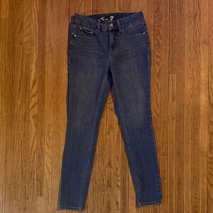 Seven7 Blue Skinny Jeans